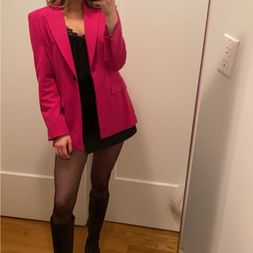 Hot pink blazer - Picture 3 of 4